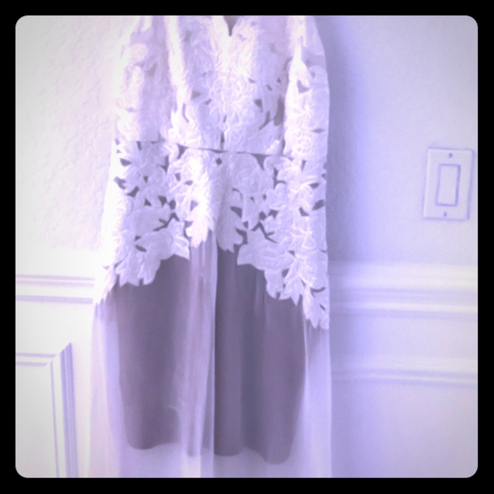 Embroidered White dress